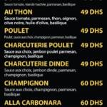 Menu Chez Brahim Marrakech July 2023 460307-098100